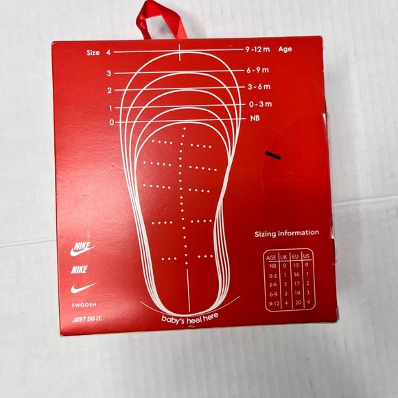 NIKE MAX 90 OG CRIB Shoe WHITE Gold Purple  Size 4c - Picture 4 of 4